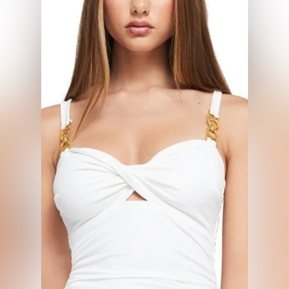 NWT Nookie Fortune Midi‎ Dress in White Size Large $270 - Picture 6 of 11